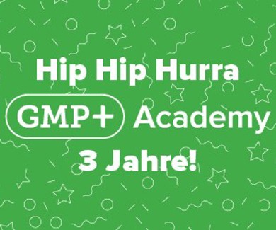 3 Jahre GMP+ Academy!